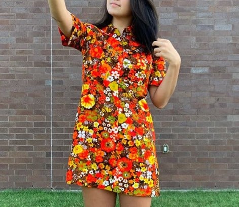 Модні сукні в стилі 70-х