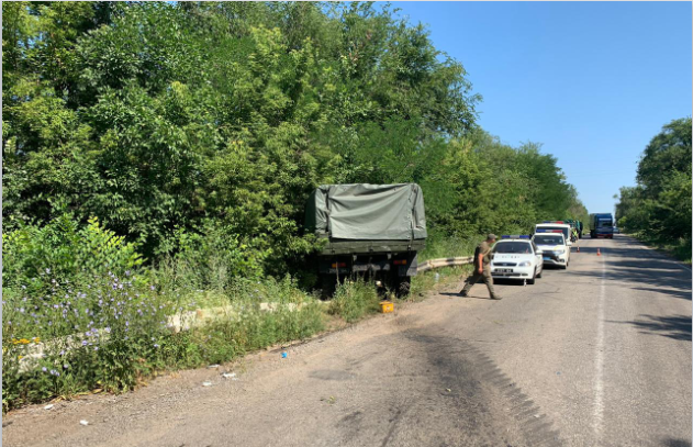 ДТП з вантажівкою Нацгвардії