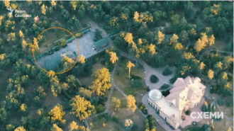 Кортеж Зеленского на даче / Фото: скриншот из видео Кортеж Зеленского на даче / Фото: скриншот из видео