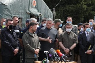 Аваков и Зеленский в Луганской области Аваков и Зеленский в Луганской области