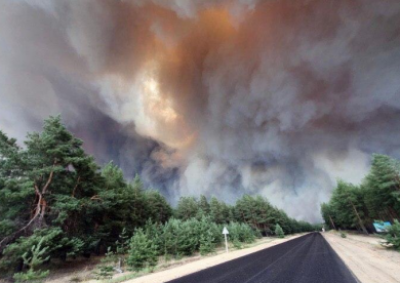 Луганщина,пожар