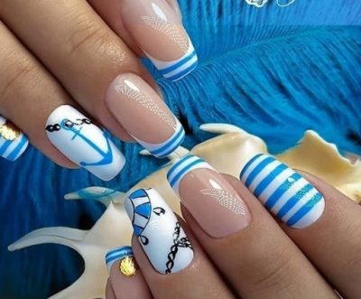 У тренди вибився мрійливий морський манікюр – фото