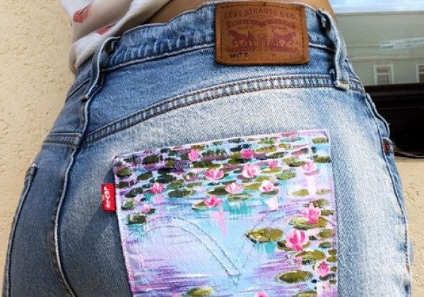 Світ полонив цей надхненний тренд - джинси з розписом: фото