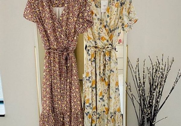 Модные платья в стиле 70-х