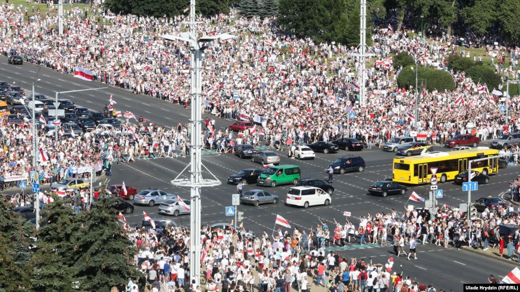 Найбагатолюдніший мітинг на Білорусі