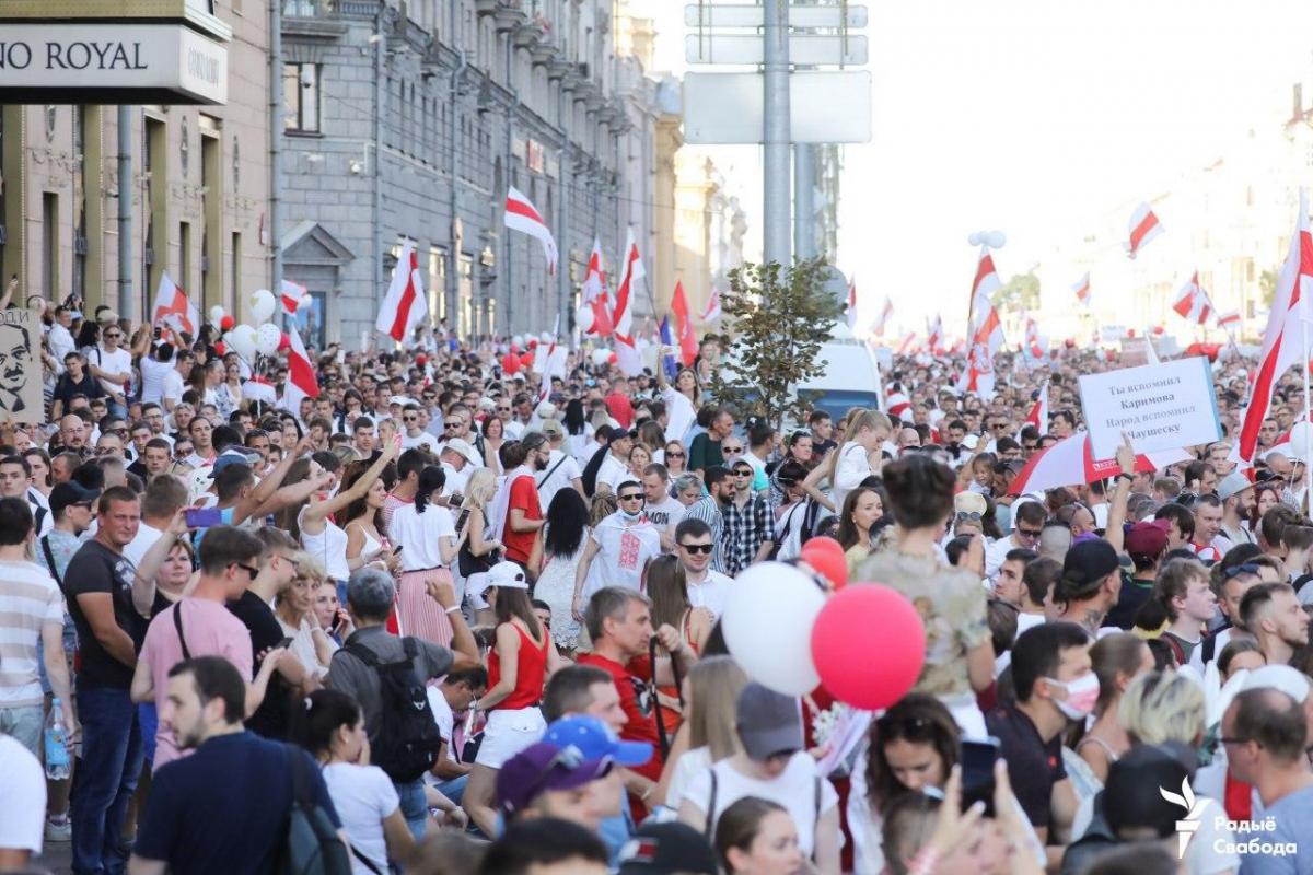 Найбагатолюдніший мітинг на Білорусі