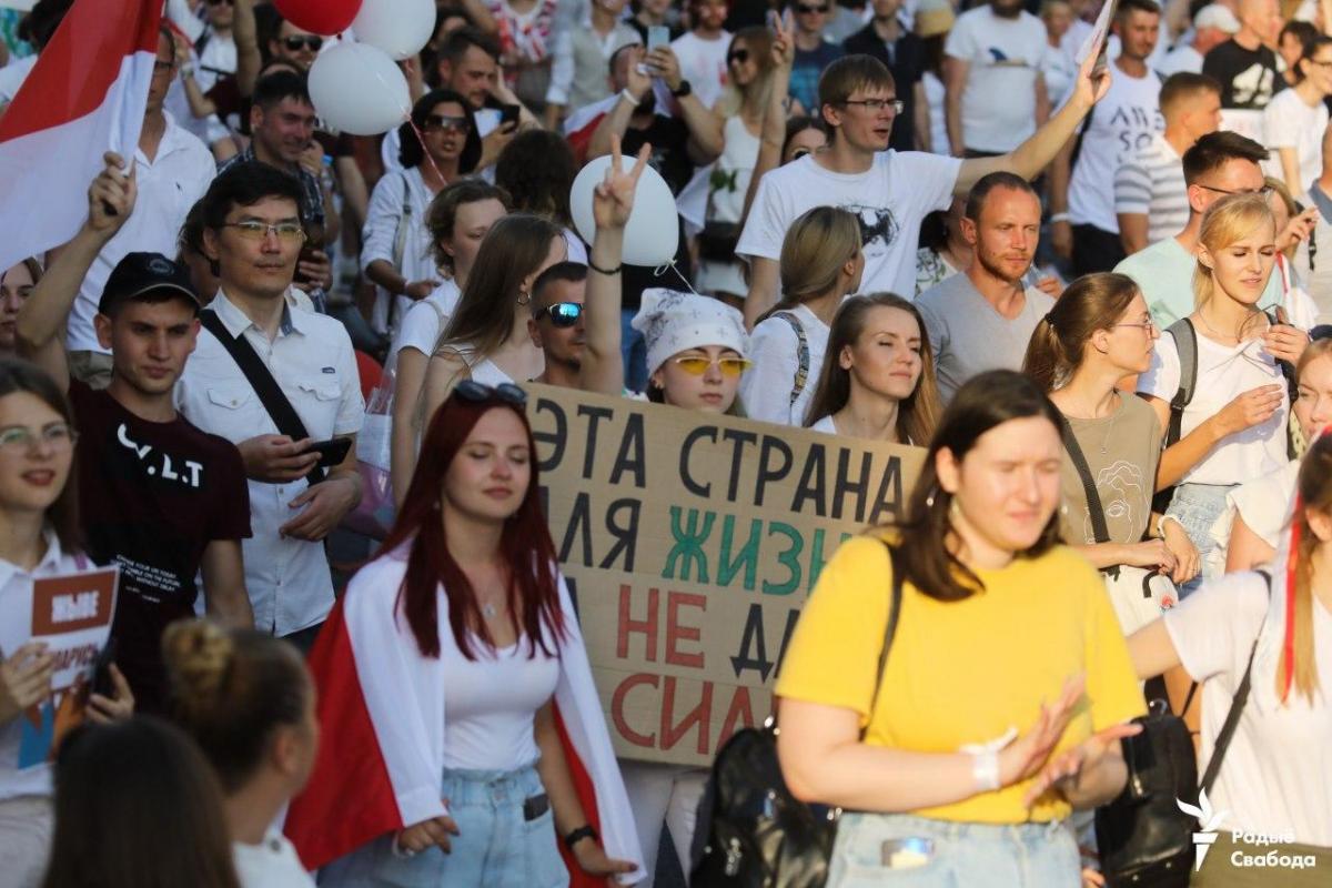 Найбагатолюдніший мітинг на Білорусі