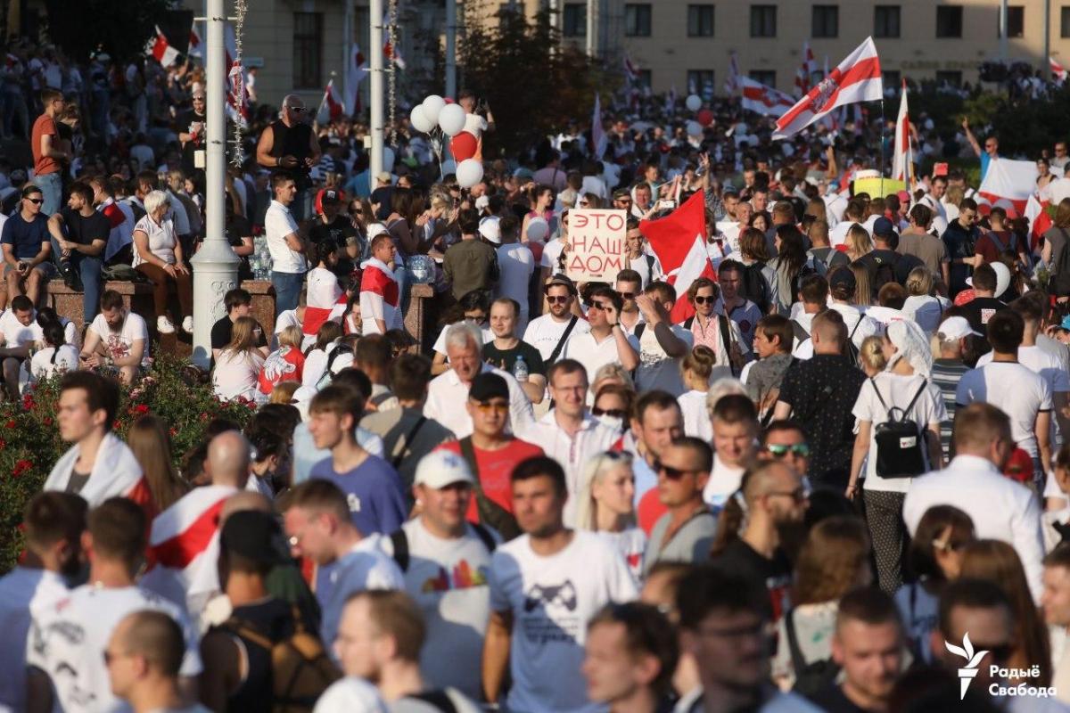Найбагатолюдніший мітинг на Білорусі