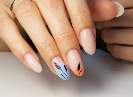 Маникюр на 1 сентября Маникюр на 1 сентября