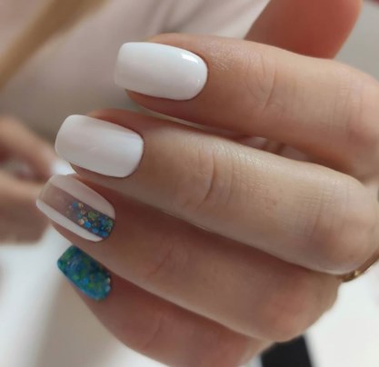 Білий манікюр осінь 2020 Білий манікюр осінь 2020