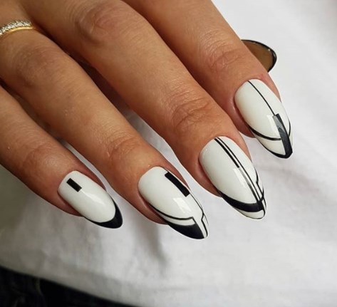 Білий манікюр осінь 2020 Білий манікюр осінь 2020