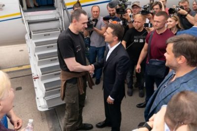 Сенцов и Зеленский Сенцов и Зеленский