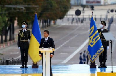 Зеленський привітав українців з Днем Незалежності. / УНІАН