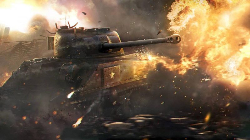 Знаменитая многопользовательская игра World of Tanks вышла в Steam