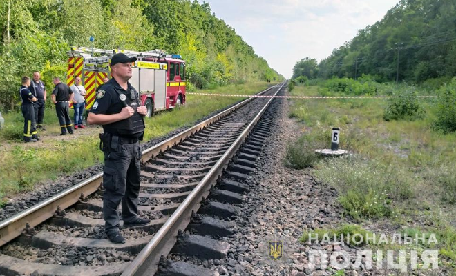 У Житомирській області під поїздом, який їхав з Білорусі, підірвали колію
