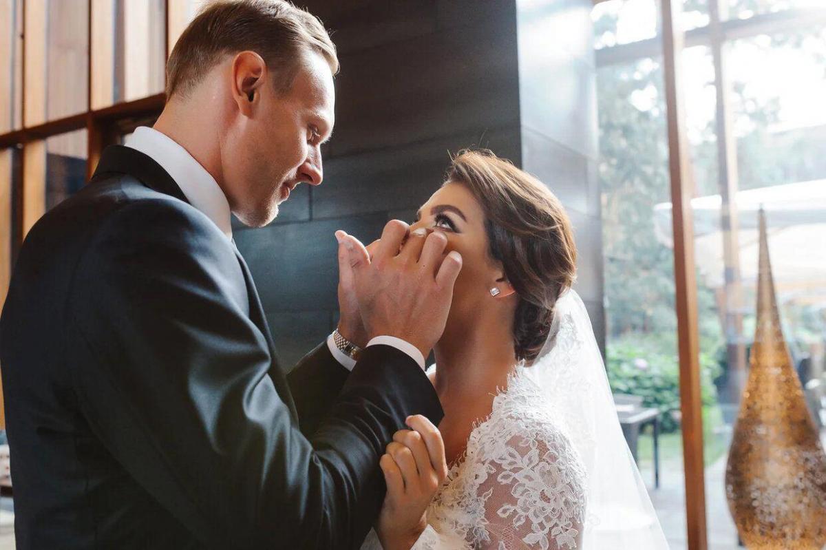 Анна Седокова і Яніс Тімма - фото з весілля