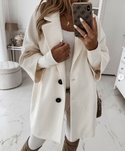 Білий одяг осінь-зима 2020-2021