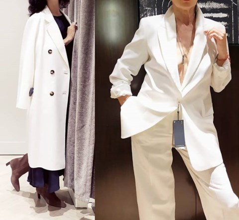 Білий одяг осінь-зима 2020-2021