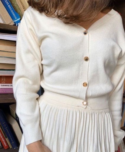 Білий одяг осінь-зима 2020-2021