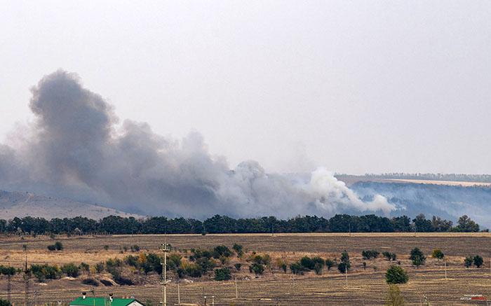 Пожар под Краматорском Пожар под Краматорском