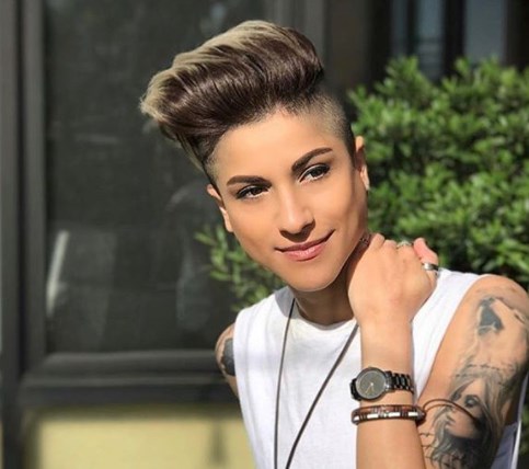 Женская стрижка томбой 2020 / Instagram