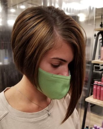 Стрижка асиметричний боб 2020-2021 Стрижка асиметричний боб 2020-2021