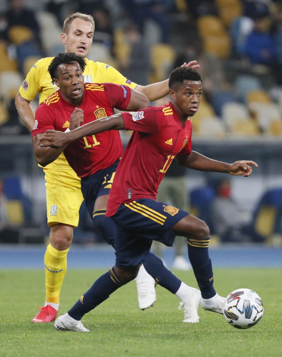 Украина - Испания Лига Наций