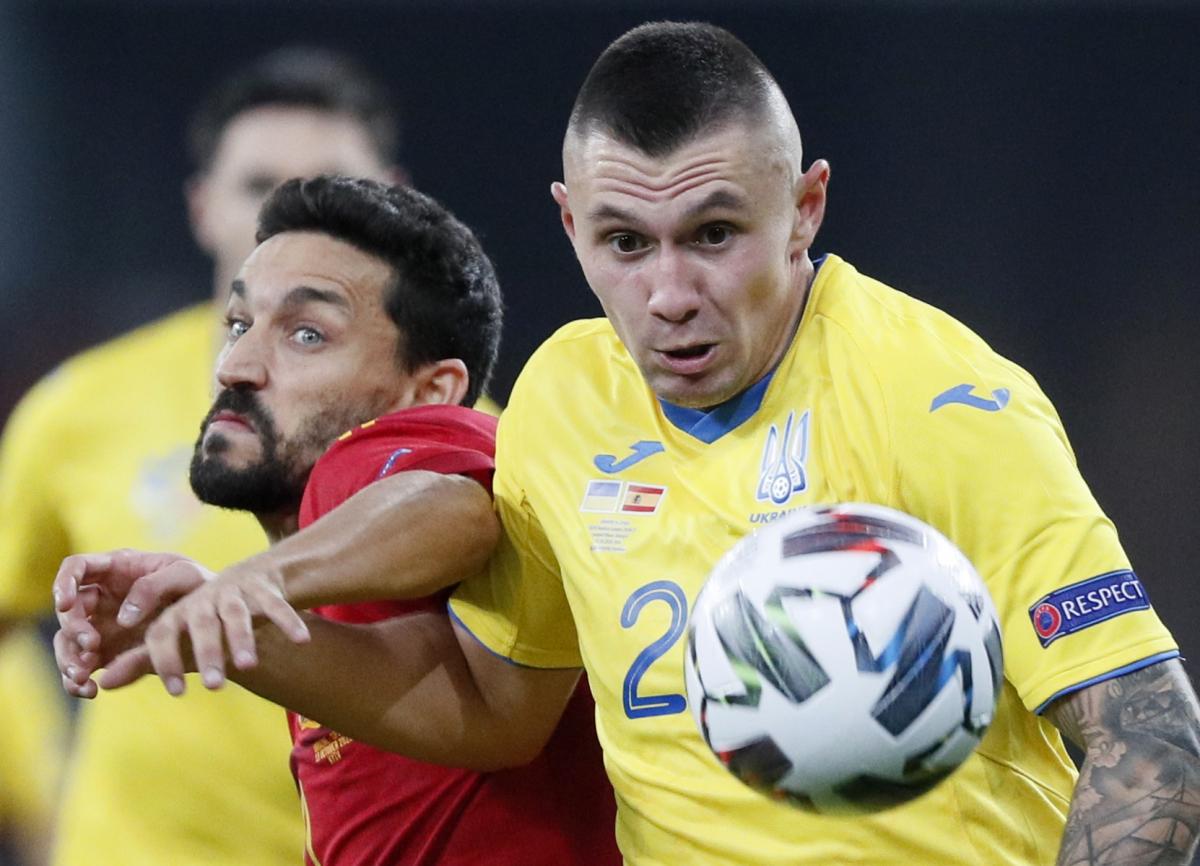 Украина в тяжелейшем матче Лиги наций обыграла Испанию