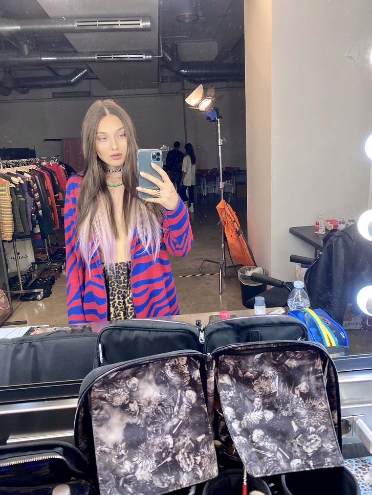 Вероника Дидусенко Milan Fashion Week 2020