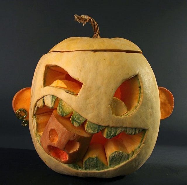 Гарбуз на Хелловін своїми руками - малюнок, як намалювати гарбуз