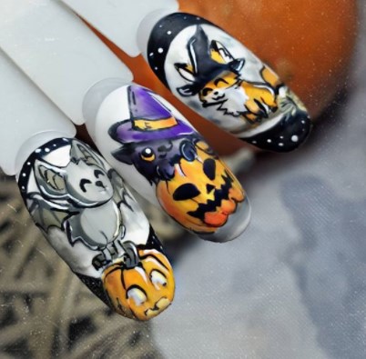 Манікюр на Хелловін 2020