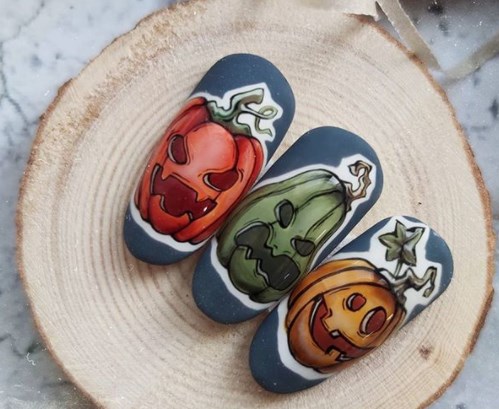 Манікюр на Хелловін 2020