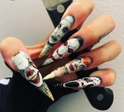Манікюр на Хелловін 2020