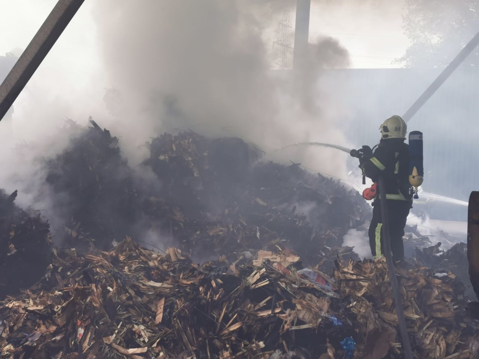 Пожежа на хімпідприємстві