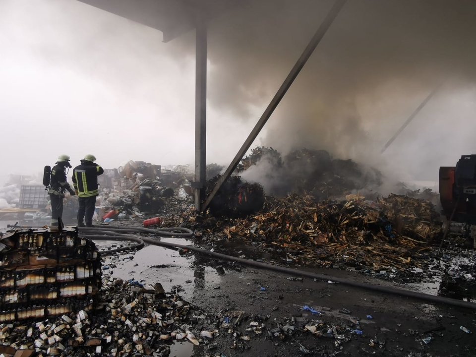 Пожежа на хімпідприємстві