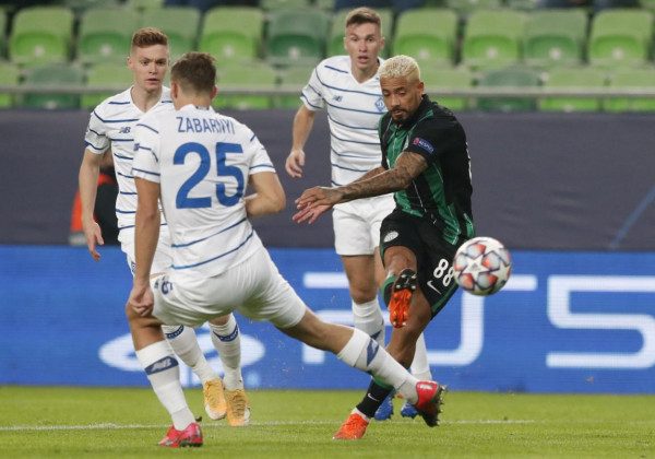 Динамо зіграло в Лізі чемпіонів внічию в гостях з Ференцварошем