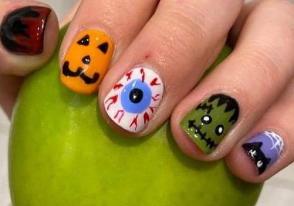 Маникюр на Хэллоуин 2020