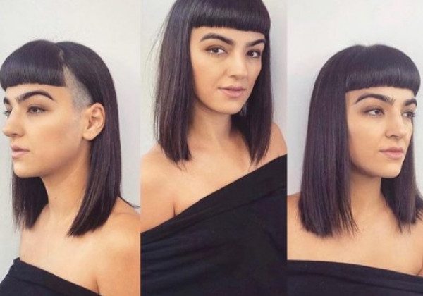 Модная короткая челка 2020-2021