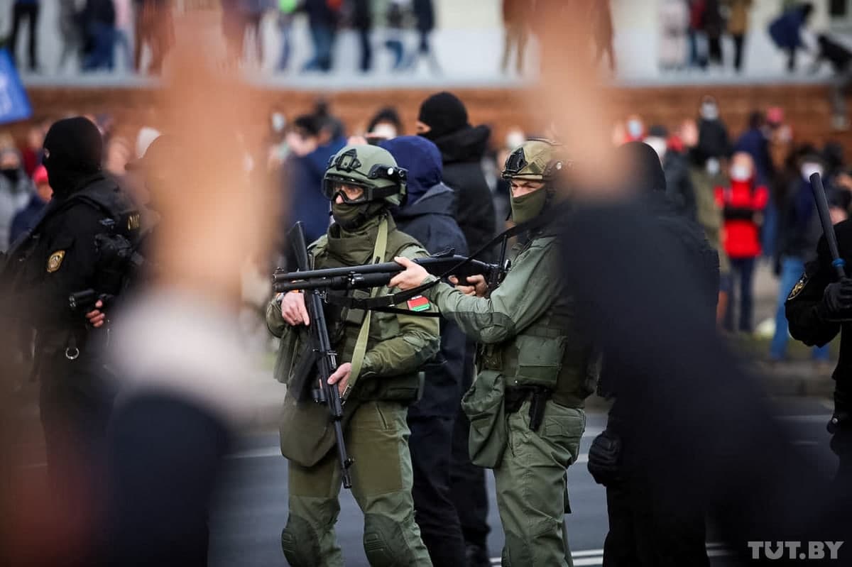 У Мінську на акції протесту силовики провели жорсткі затримання