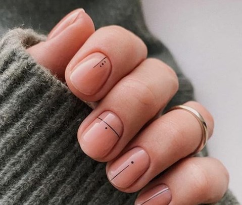 Осінній манікюр на короткі нігті 2020 Осінній манікюр на короткі нігті 2020