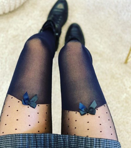 В моде колготки с носками и чулками / Instagram