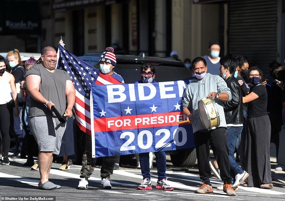 У США святкують перемогу Байдена на вулицях