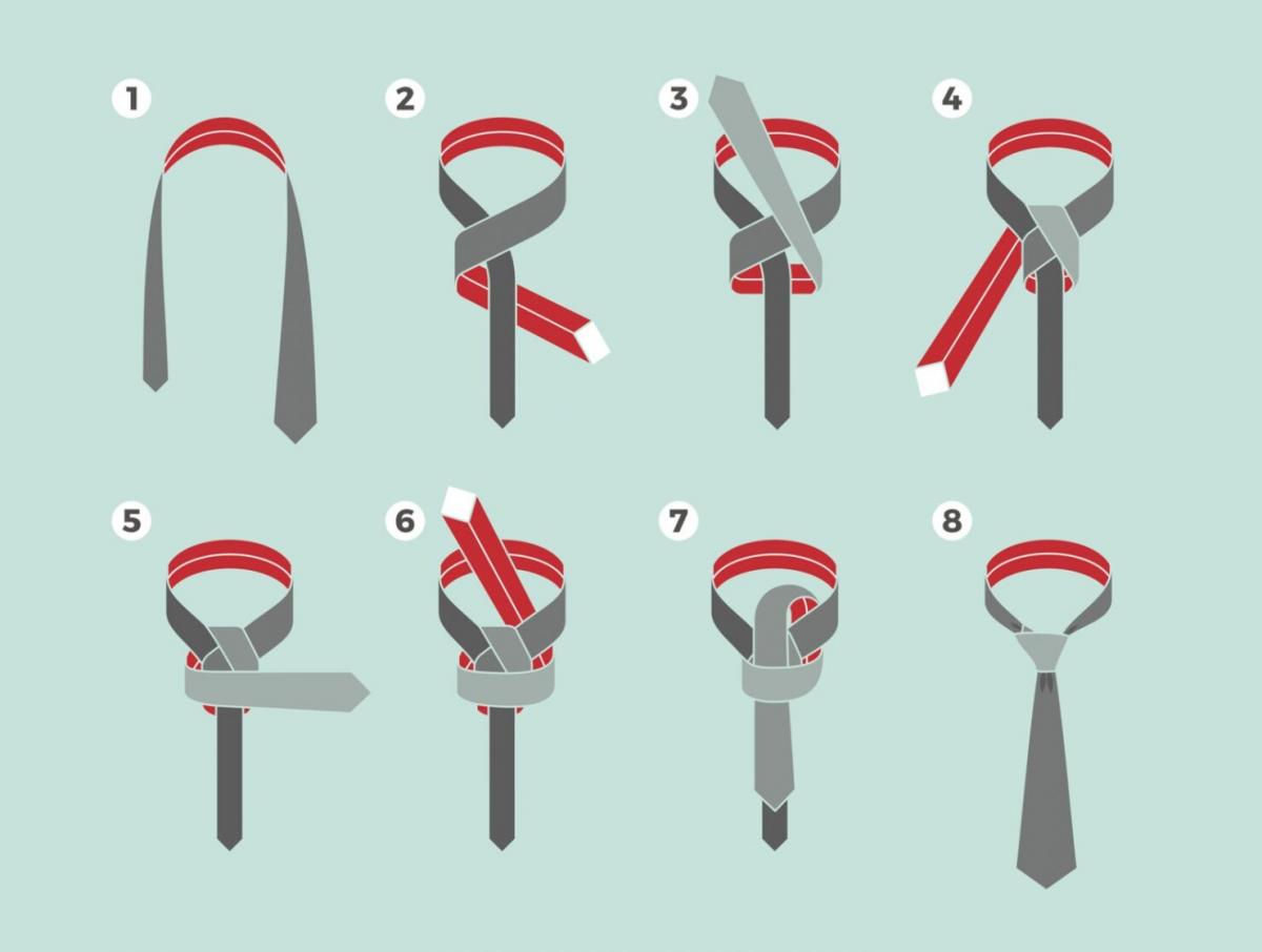 Як легко і швидко зав’язати краватку на шиї