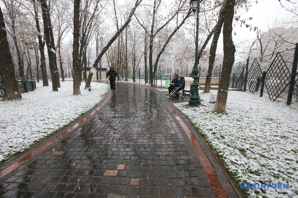 Перший сніг у Харкові