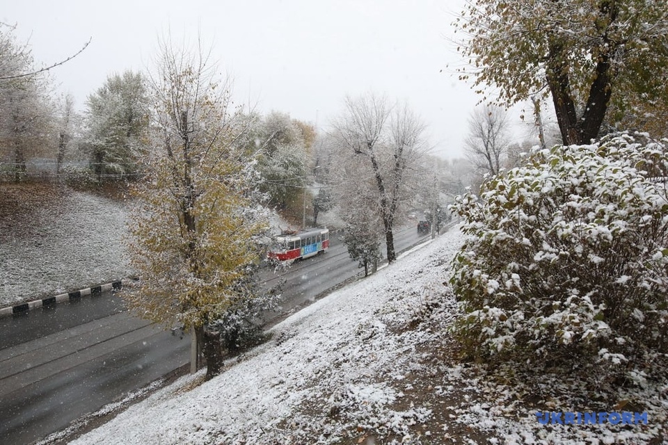 Перший сніг у Харкові