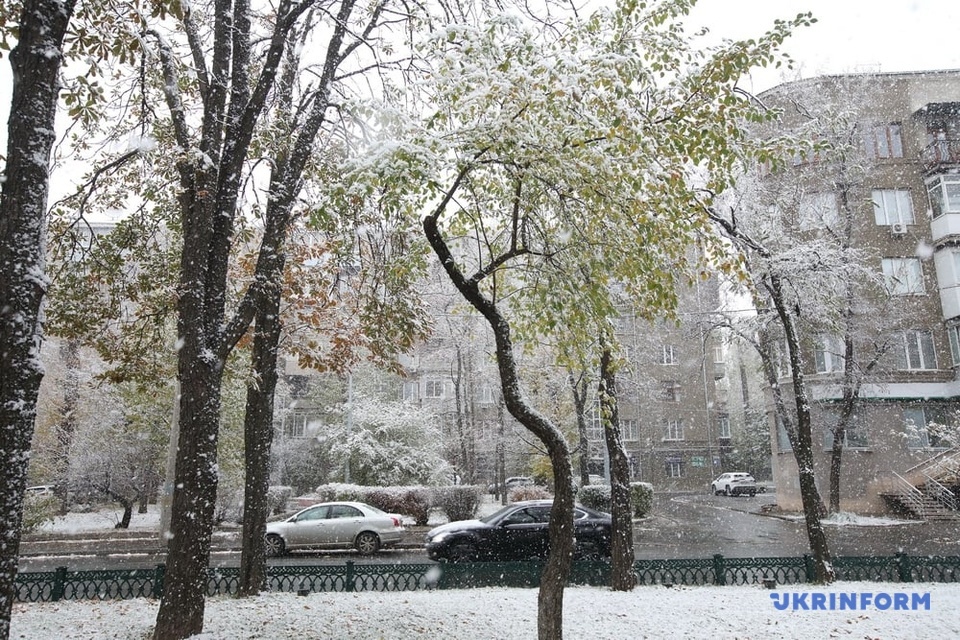 Перший сніг у Харкові