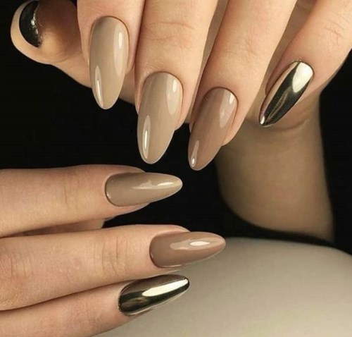 Золотий манікюр зима 2020 Золотий манікюр зима 2020