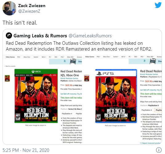 'Кіна не буде': ремейка Red Dead Redemption можна не чекати – принаймні, поки що