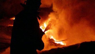 В России на шахте произошел пожар