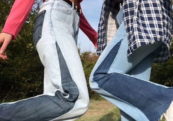 Чарівні джинси у стилі печворк входять в моду на зиму 2021: фото